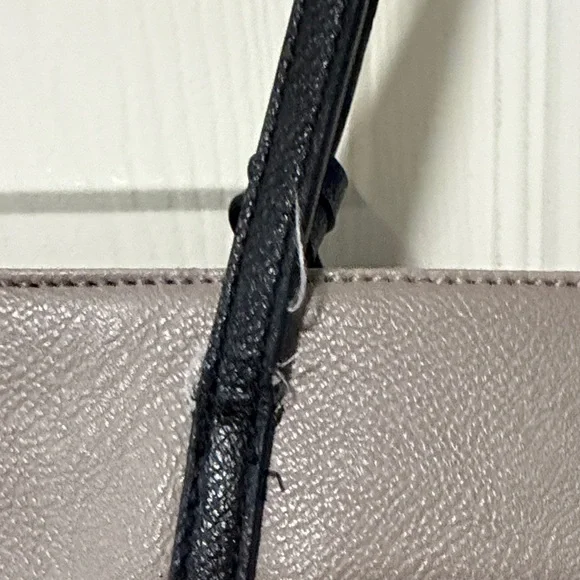 Nine West Gray/Taupe and Black Tote Bag - Picture 7 of 9